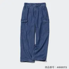 ★ユニクロ★デニムカーゴパンツ★M