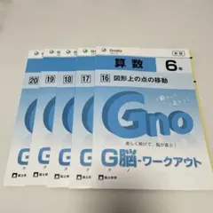 グノーブル G脳ワークアウト 算数 6年 全20冊セット(未使用17冊)解答