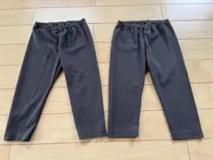 【美品2本　ユニクロ　レギンス　レギュラーフィット・エアリズムカノコ・7分丈】