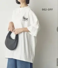 サンスーシ オーバーサイズ 半袖Tシャツ 大きいサイズ 綿100 リュミエ同型
