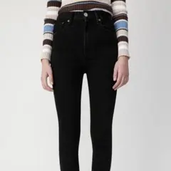 moussy HW Rebirth L/BLACK SKINNY 23