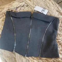 ZARA ☆新品　コルセットビスチェ Lサイズ