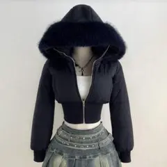 SHEIN ダウン ファーダウン 223120371のサムネイル