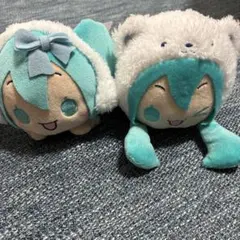 初音ミク×シナモロール寝そべりぬいぐるみWINTERVer. 初音ミク　2種