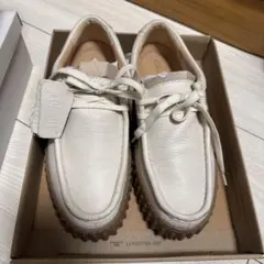 Clarks クラークス レザー ローファー ホワイトのサムネイル