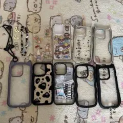 iPhone 14pro スマホケース 9個セット ストラップ付き