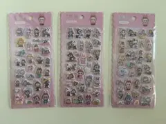 ラブブぷくぷくシール3点セット