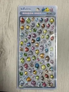 しずくちゃん　ボンボンドロップシール　ミニ　しずく森のなかまたち