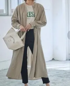 グローバルワーク　イージーケアシャツワンピース