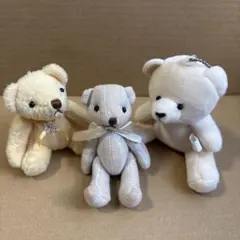 くま ぬいぐるみ 3体セット まとめ売り　フラワーアレンジ　ベア