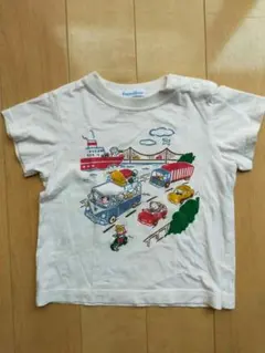 再お値下げ　ファミリア　おはなしTシャツ　90cm　キャンプ