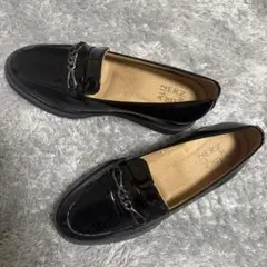 Naturalizer（ナチュラライザー）厚底　エナメルブラック ローファー