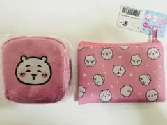 【未使用】 ちいかわ スクエア刺繍ポーチ コインパース ポーチ 2個セット