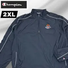 美品✨Champion チャンピオン ナイロンジャケット ダークグレー 2XL