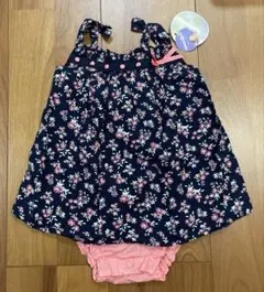 新品　ベビーザらス　花柄ワンピース　ロンパースのサムネイル