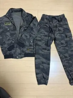 作業着 迷彩 セットアップ