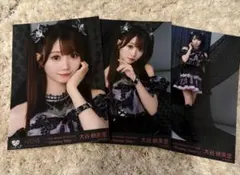 イコラブ　大谷映美里　黒衣装　生写真　コンプ