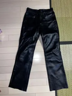 DEVILS レザーパンツ サイズ32 ブーツカット - メルカリ