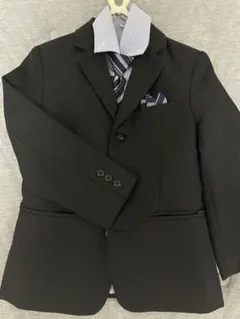 フォーマルスーツ 110A ストライプ柄 ネクタイ付き