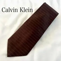 カルバンクライン ブランド ネクタイ ドット柄 格子柄 シルク 日本製 PO …