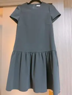 フォクシー　ネイビー　半袖ワンピース