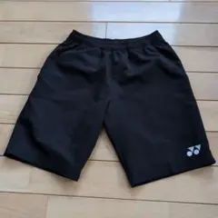 ヨネックス 黒 パンツ サイドポケット付き