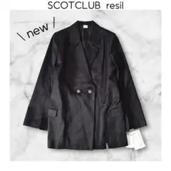 タグ付き✨SCOTCLUB ヤマダヤ　ダブルジャケット 9号 日本製 ブラックのサムネイル