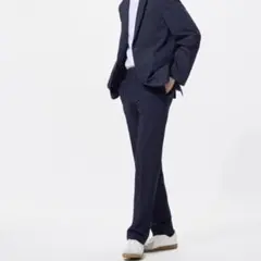 UNIQLO ユニクロ　感動パンツ　ネイビー　W79 L76 メンズ