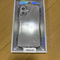 (最終値下げ)iPhone16ケース CRYSTAL CLEAR スモーク
