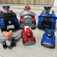 パウ・パトロールダイキャストビークルフィギュア3車両セット　ミニカー