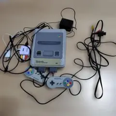 【ジャンク】スーパーファミコン本体 コントローラー2つ付き