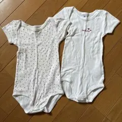 プチバトー　74センチ　ベビー肌着 3点セット