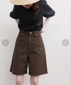 fig london ハーフパンツ fig London パンツ OMBRE CHECK half pants レディース
