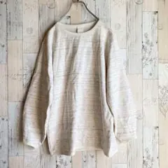 美品　ソウワンバイワン　メンズスウェット　オフホワイト