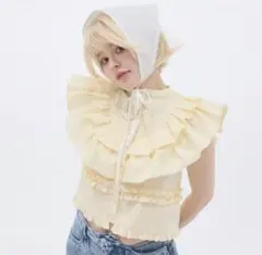 sovisoon dot frill satin short pants M - メルカリ