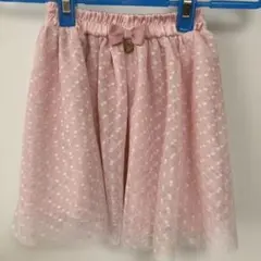 120 チュールスカート スカート ピンク 女の子 バースデイ ポケット無し