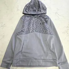 Under Armour 迷彩柄 フード付きパーカー M メンズ グレー