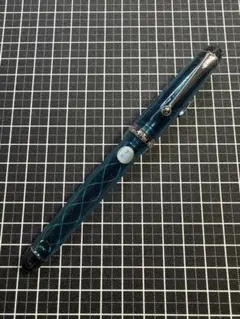 パイロット PILOT カスタム CUSTOM 切子 ボールペン 格子 シルバー