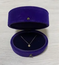 agete アガット K10 ダイヤモンドネックレス