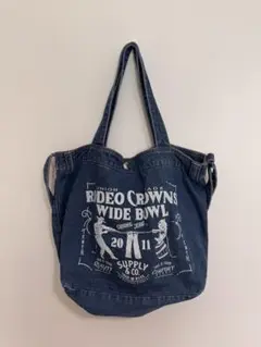 <RODEO CROWNS WIDE BOWL> デニムトートバッグ 10周年