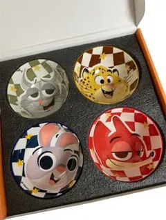 ZOOTOPIA 2 ズートピア 茶碗4個セット