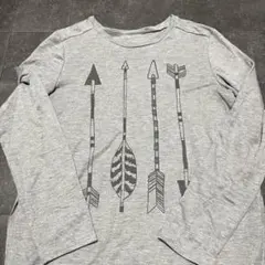 長袖トップス　古着　グレー　ヴィンテージ　g7