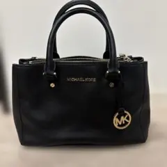 MICHAEL KORS ブラックハンドバッグ ショルダー可