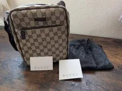 〈極美品〉未使用Gucci GGパターン ショルダーバッグ