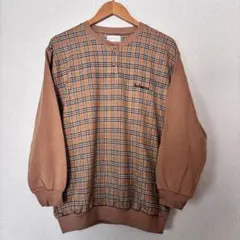 バーバリー　ノバチェックスウェットシャツ　ロンT 長袖　ロンティー