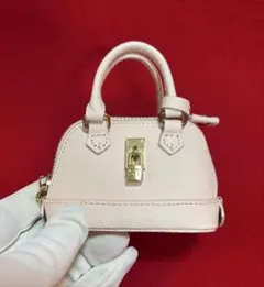 Samantha Thavasa ピンクカラーミニバッグ型チャーム小物入