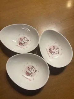 sakura panda 楕円形食器 3点セット