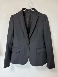 【新品】ダークグレー テーラードジャケット 無印良品