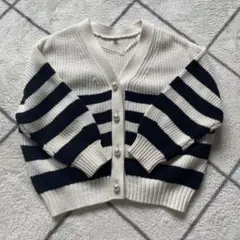 【GU】クロップドカーディガン(キッズ)