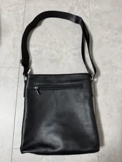 PERLINA NEW YORK ペルリーナ本革レザー スクエアショルダーバッグ 